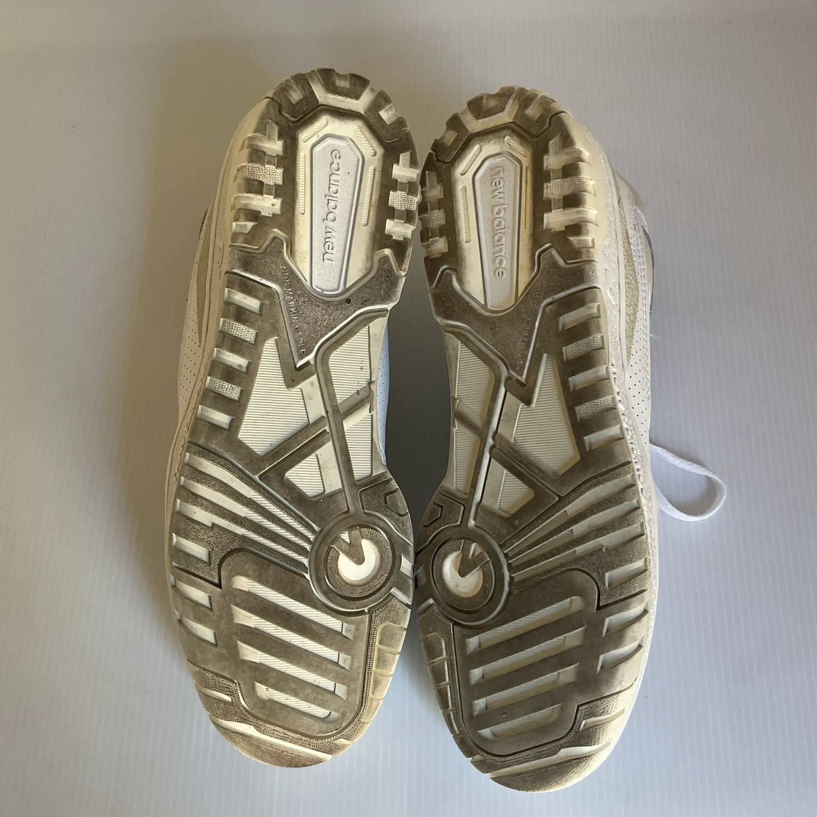 New Balance 550 White Beige Leather Sneakers Women’s Size 8 EU 39 Retro Classic - Image 9