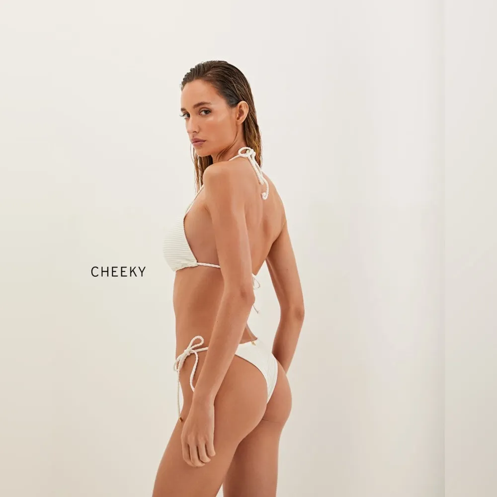 VIX Dune Tie Side Bottom, Size Small, $102 White - Image 4