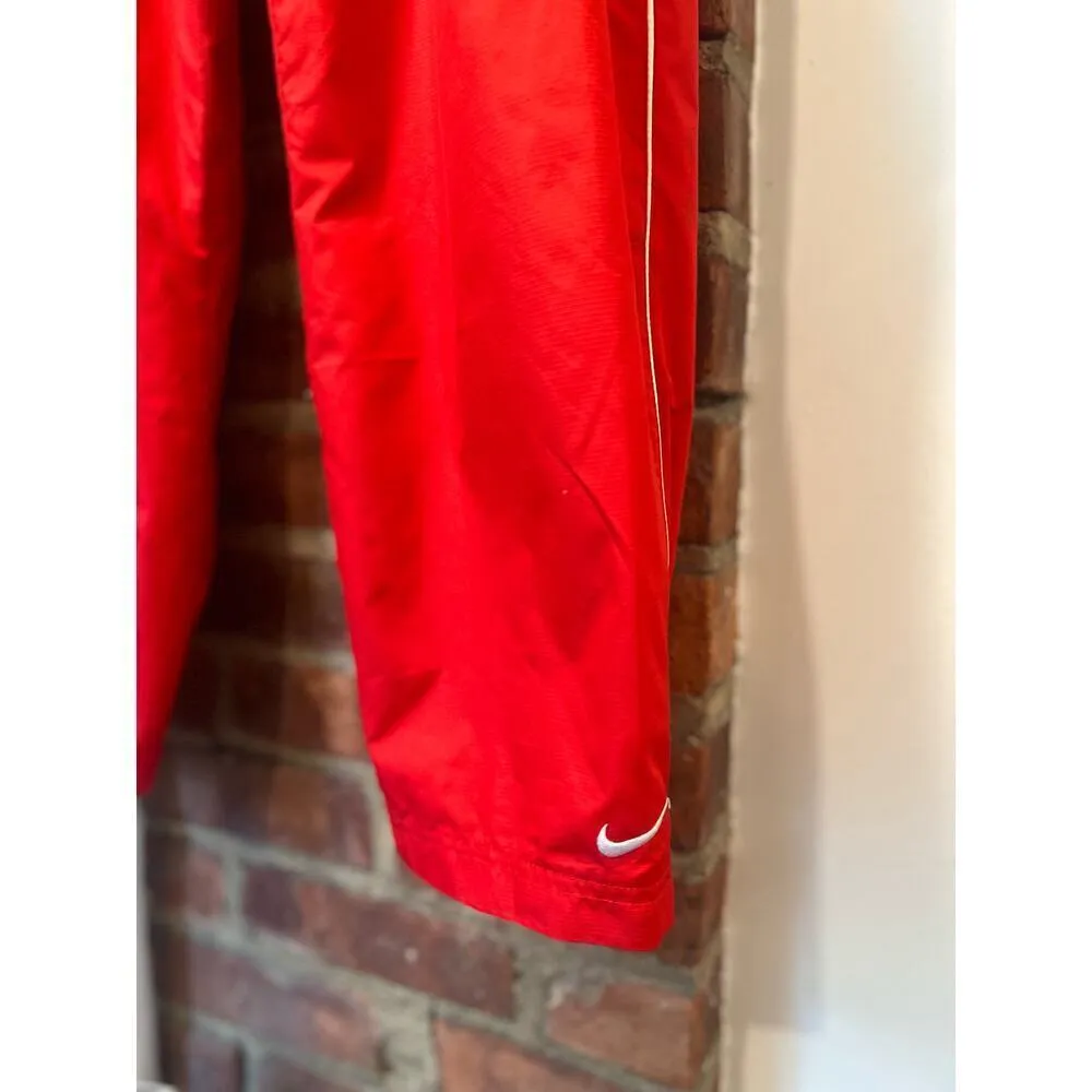 Womens Nike Red Retro Windbreaker Pants M - Image 11