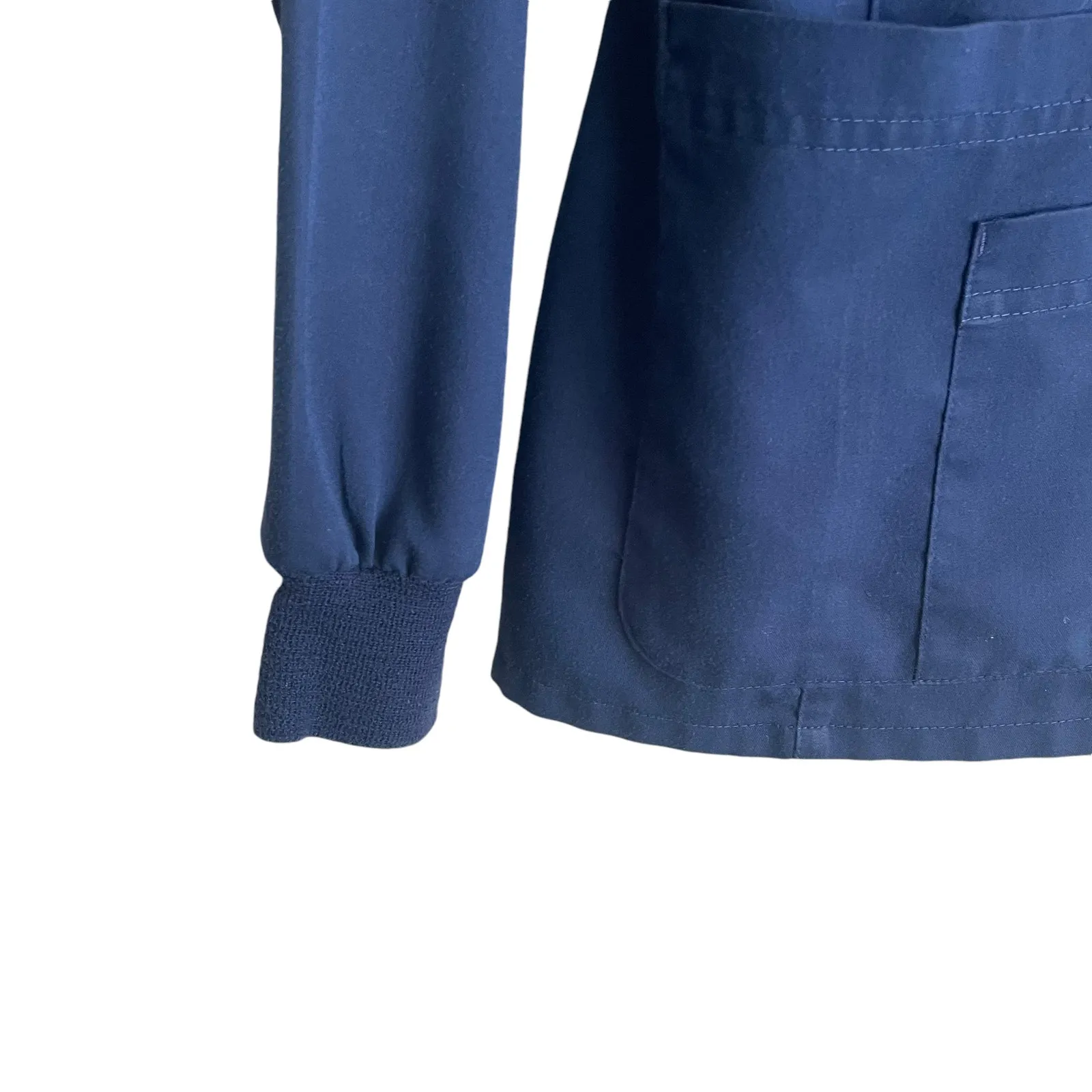 Greys Anatomy by‎ Barco Women Scrub Top L Medical Uniform Nurse Workwear Dental Blue Size L - Image 5