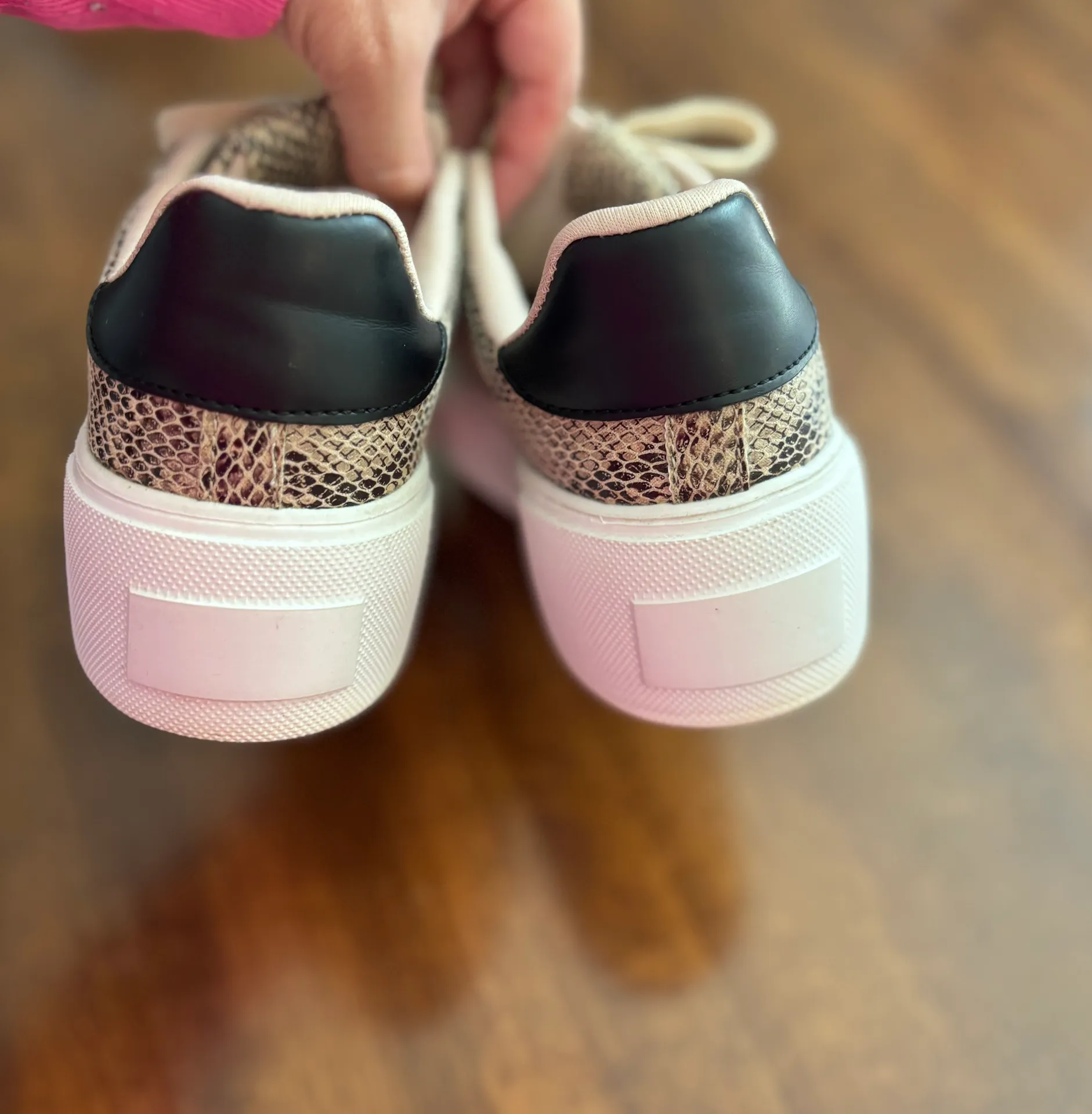 Snakeskin Platform Sneakers - Image 4