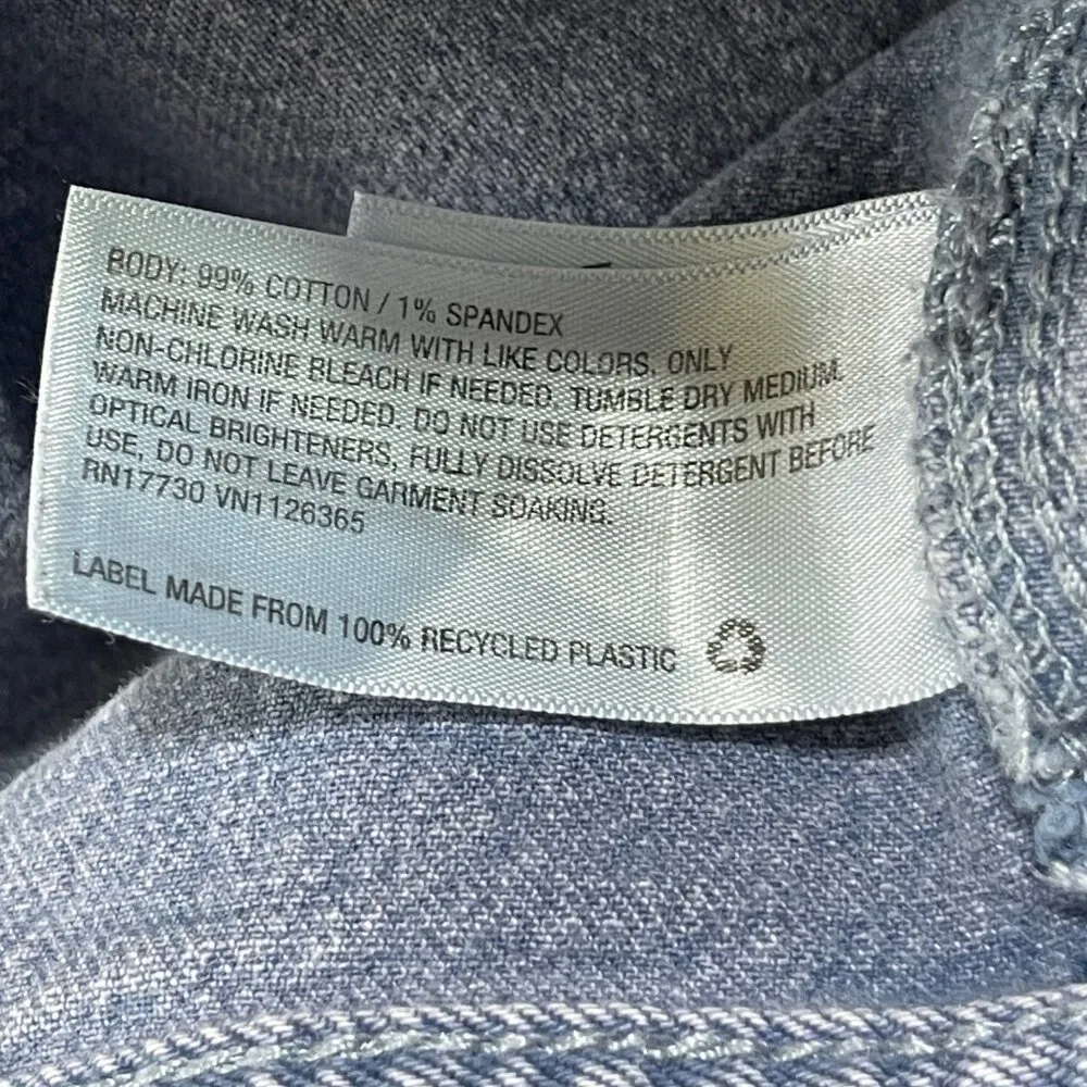 Universal Thread Denim Trucker Jacket Light Wash XS Extra Small Women's - Image 7