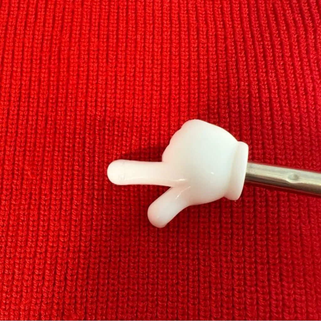 Red Knit Strapless Sweater Midi Dress Women’s Medium Bodycon Sexy Date Night - Image 11