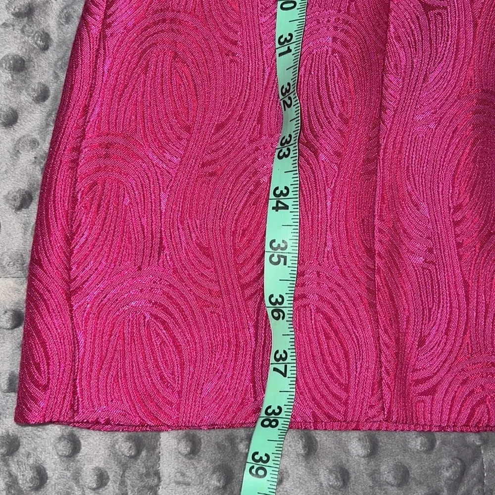 Antonio Melani size 6 fuschia dress strappy cage cutout neckline sleeveless NEW - Image 9