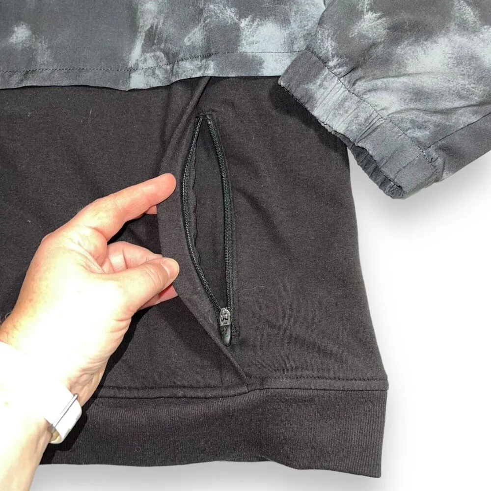 Womens Athletic Jacket Lightweight Outdoor Full Zip DryTek Black 1X - Image 4