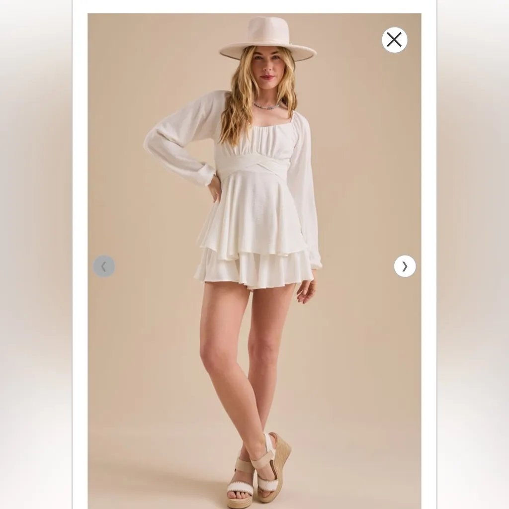 Altar'd State  Marisol Crossover Romper Size S - Image 2