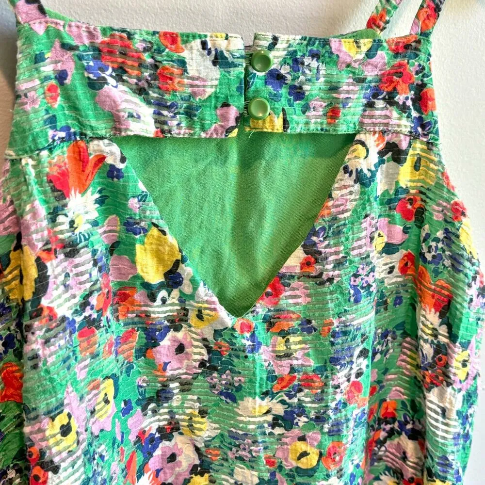 Anthro Maeve Quinn Floral Textured Cami Top - size 2 - Image 5