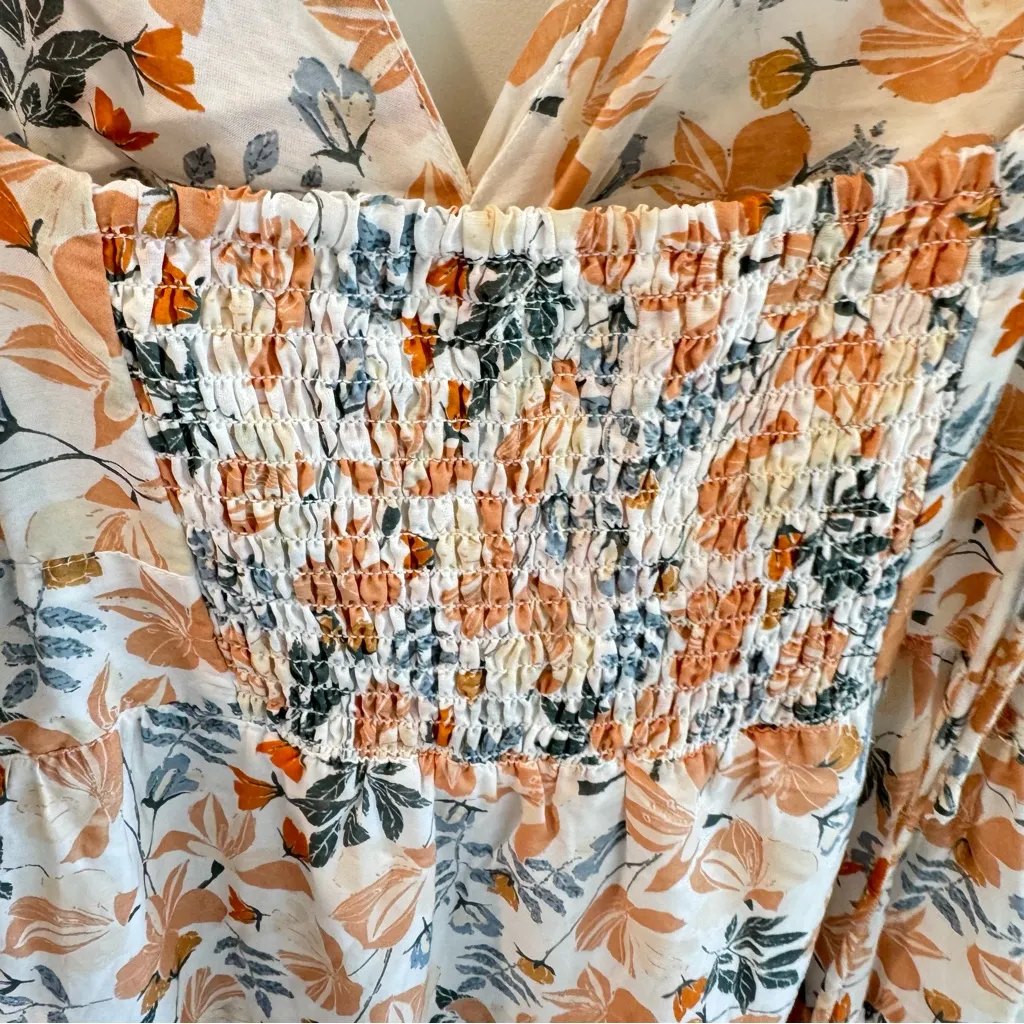 Joie Tiered Sleeveless Floral Midi Dress Size 8 NWT - Image 4