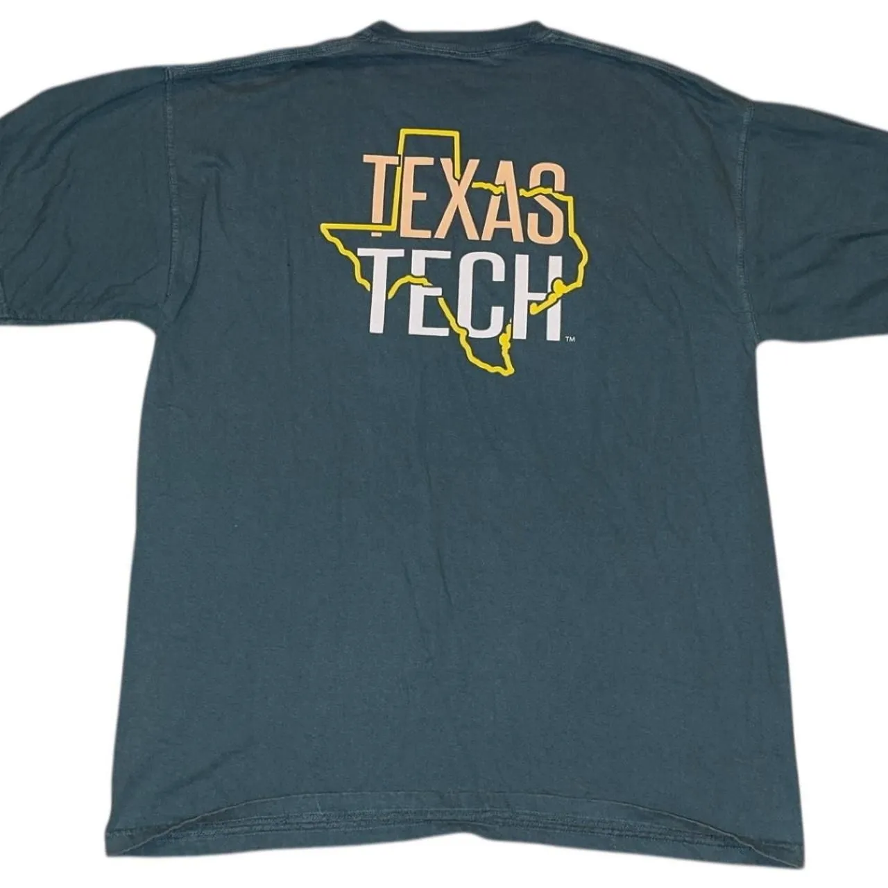 Comfort-colors Women's Green and Blue T-shirt - Image 2