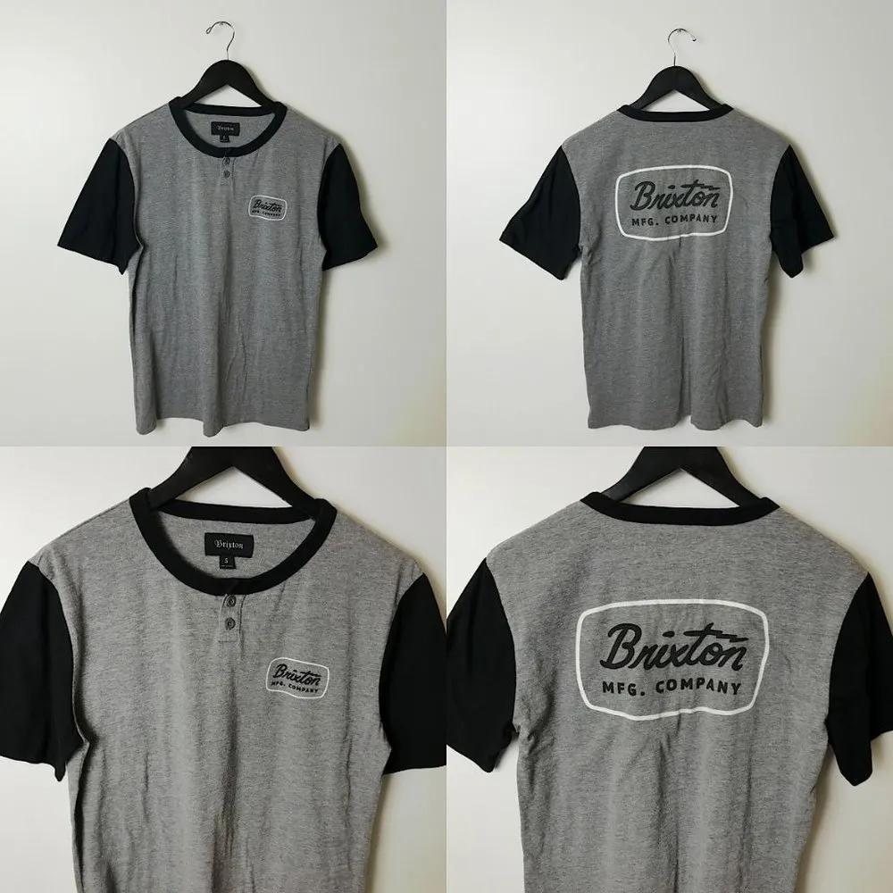 Brixton MFG Company T Shirt Skate Double Sided Graphic Tee Short Sleeve Cotton - Image 13