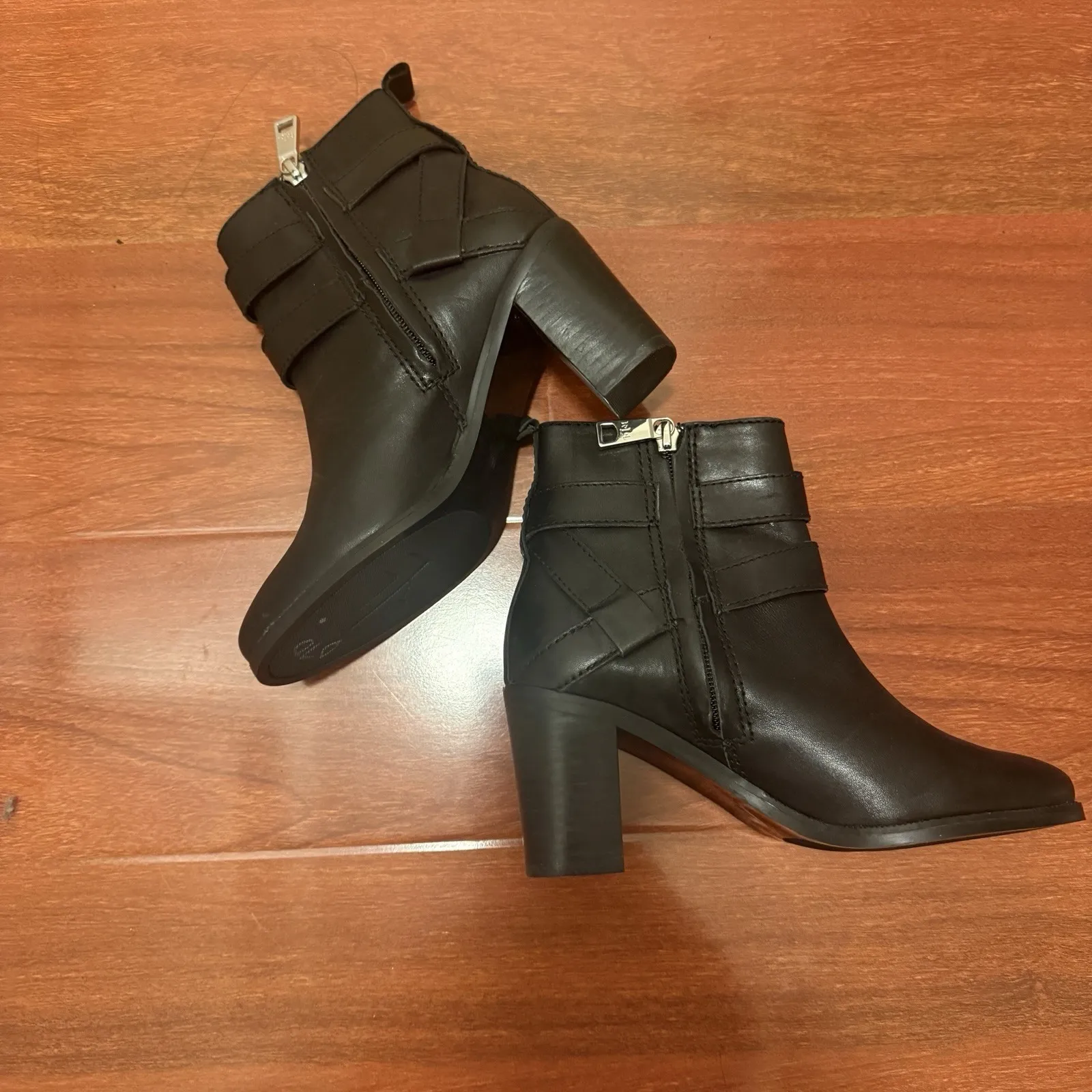 Ralph Lauren Women's Cassie Ankle Boot Black 5B Leather - Image 2