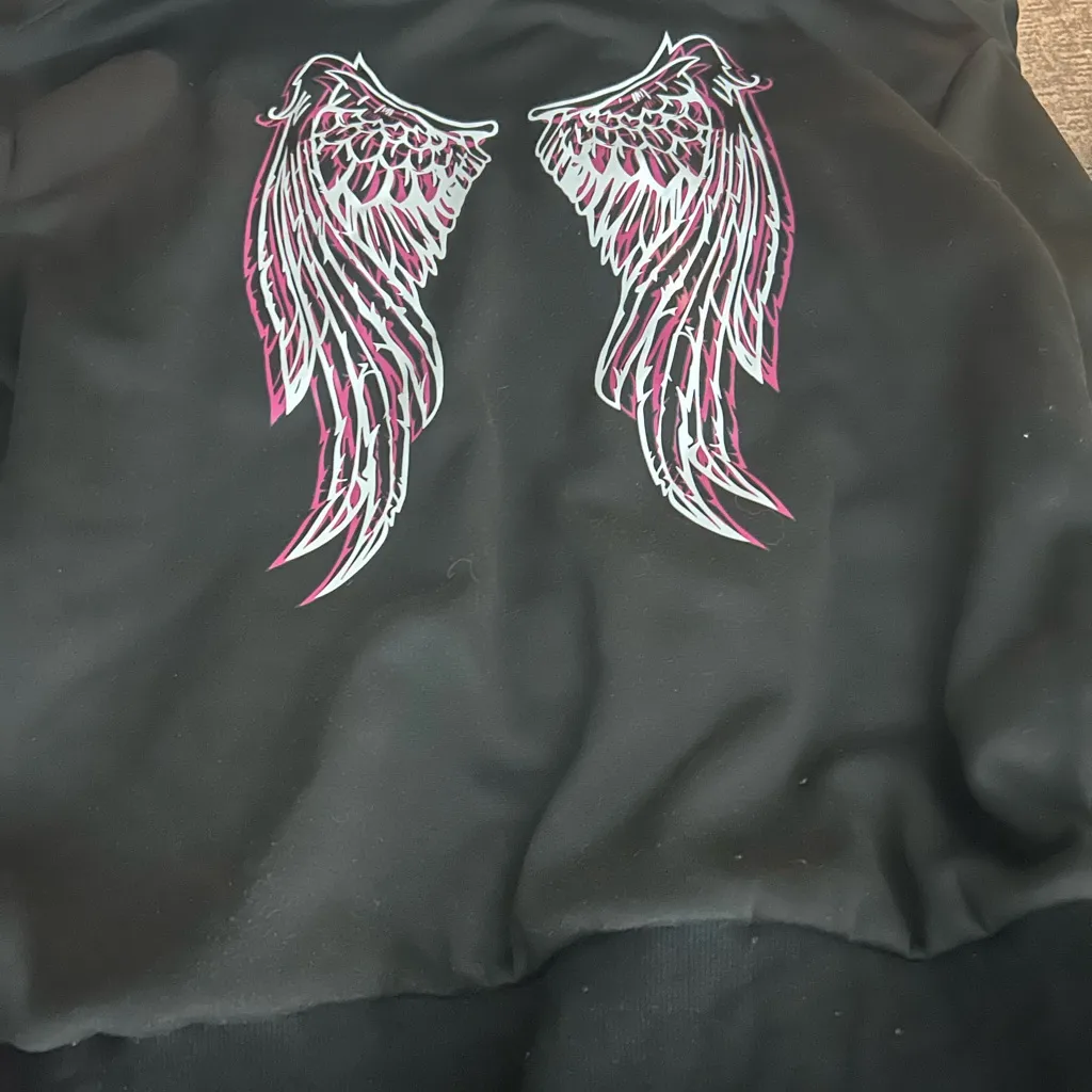 Pullover wing graphic Black Size XL - Image 2