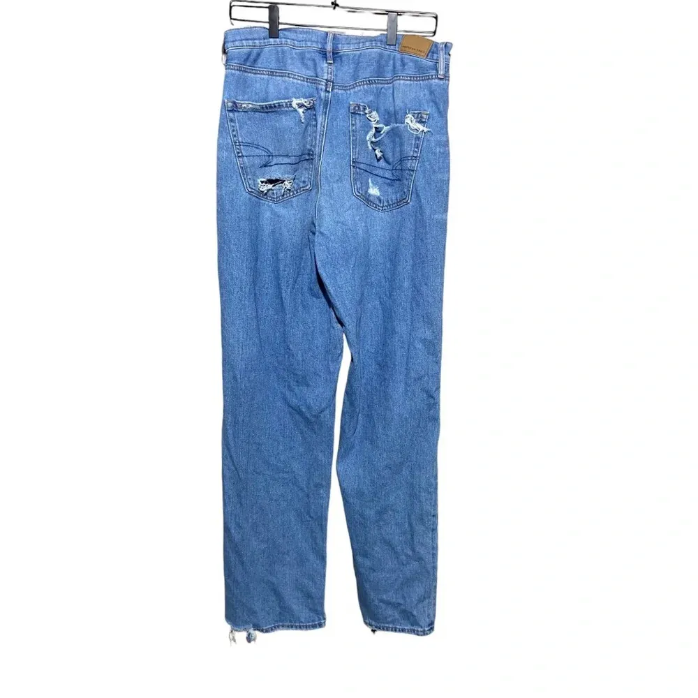 American Eagle  Distressed Baggy Jean‎ Size 12 - Image 2