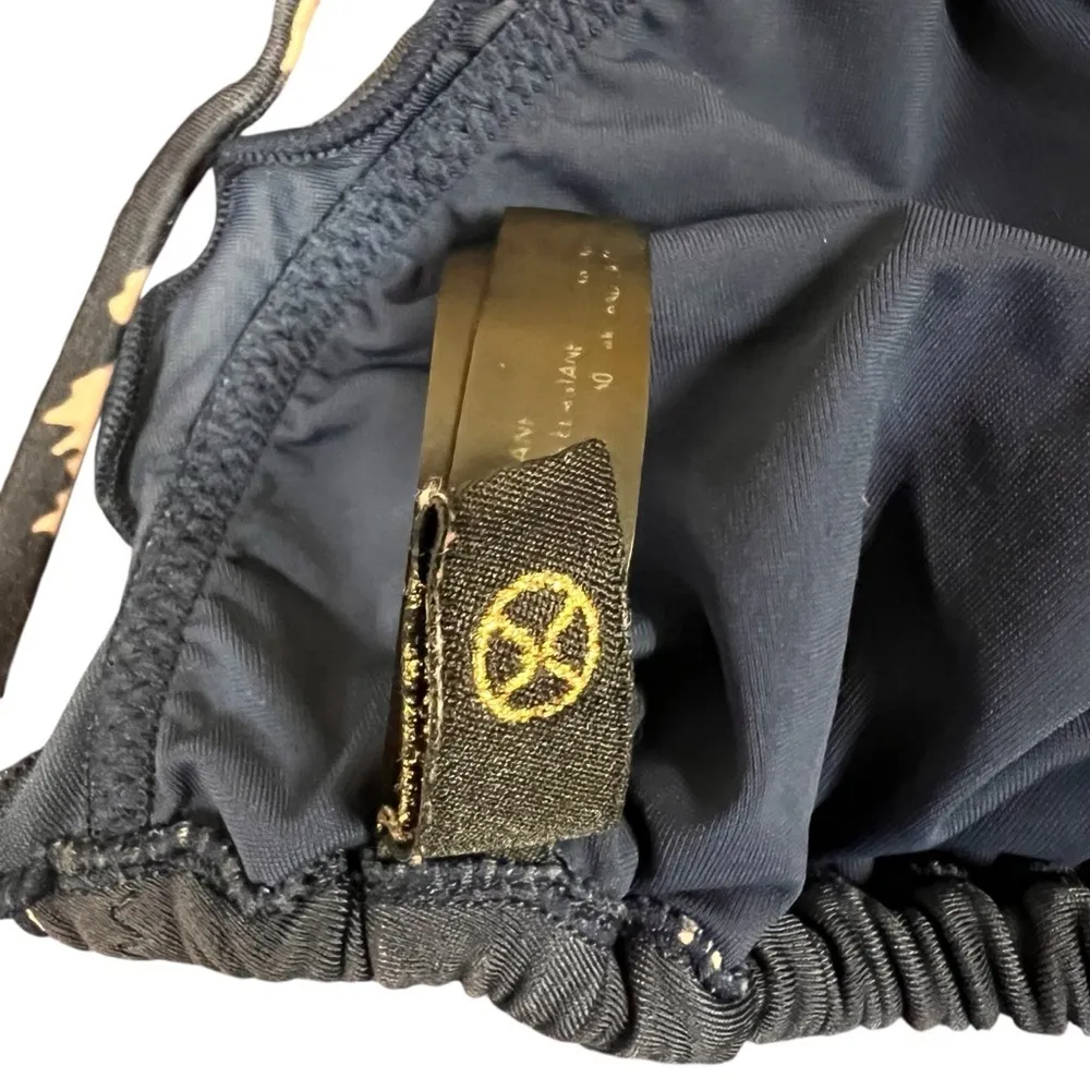 Vix Paula Hermanny Bikini 24k Gold Plated Details Brazilian Bikini Top - Large - Image 7