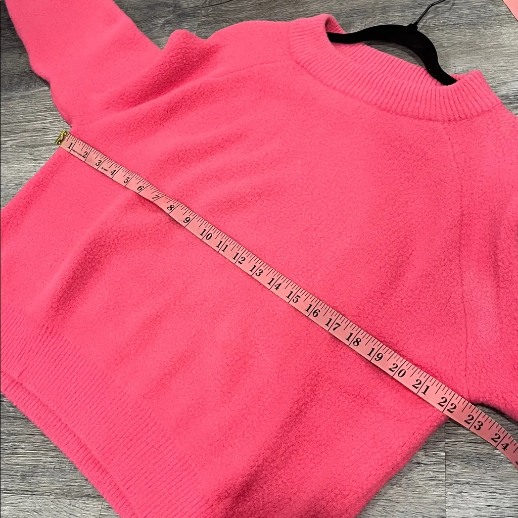 Zara Vibrant Pink Crew Neck Sweater - Image 5
