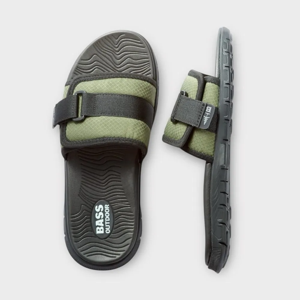 BASS OUTDOOR Topo Utility Comfort Slide Sandals Women’s Size 11 Black - Image 3