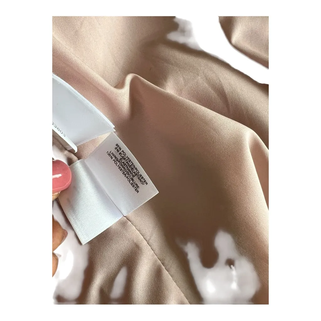 Anne Klein Blush Pink Trench Over Coat Size 4 - Image 7