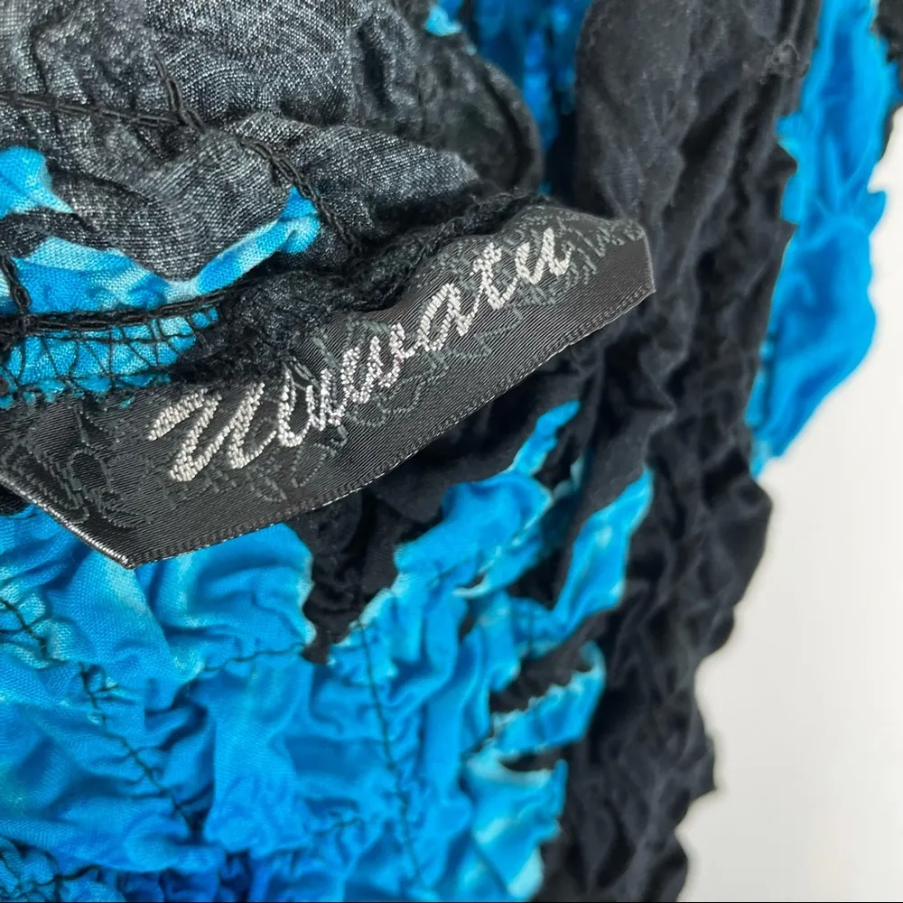 Y2K Coconut Girl Mini Dress Floral Print Black Size M - Image 10