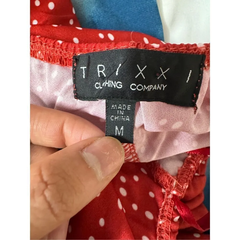 Trixxi red bodysuit size medium - Image 4