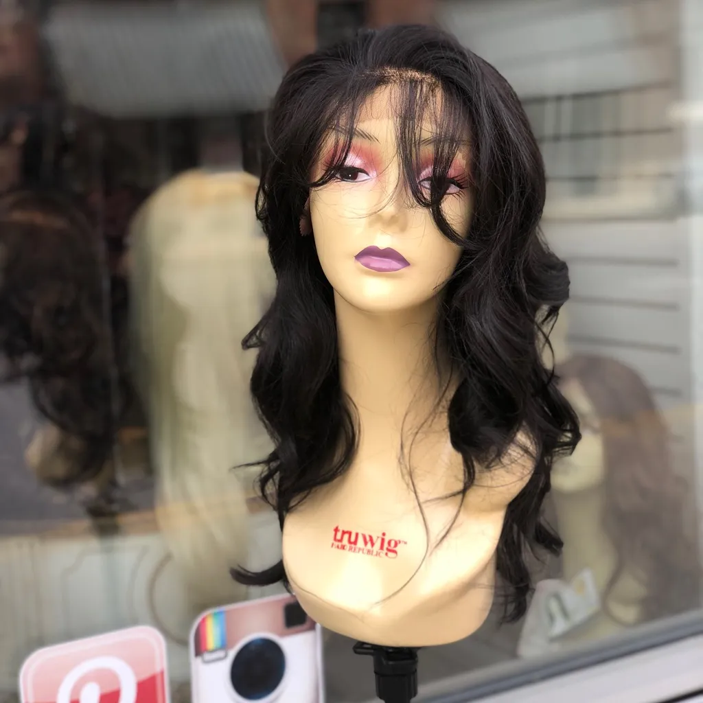 Black affordable Lacefront Wig Curly 3 In Freepart - Image 6