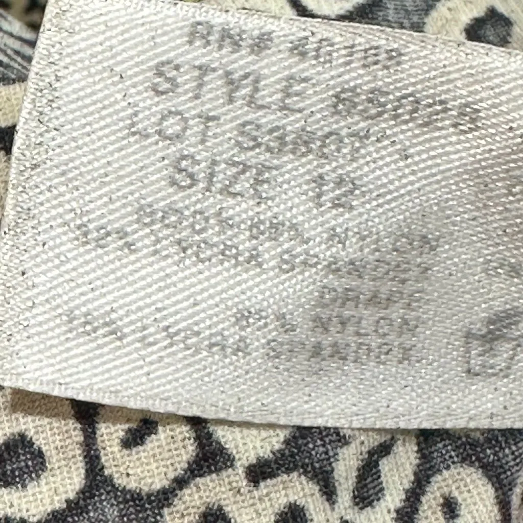 Miraclesuit 12 One Piece Swimsuit Ruched Waist Black Tan Geometric Bathing Suit - Image 6