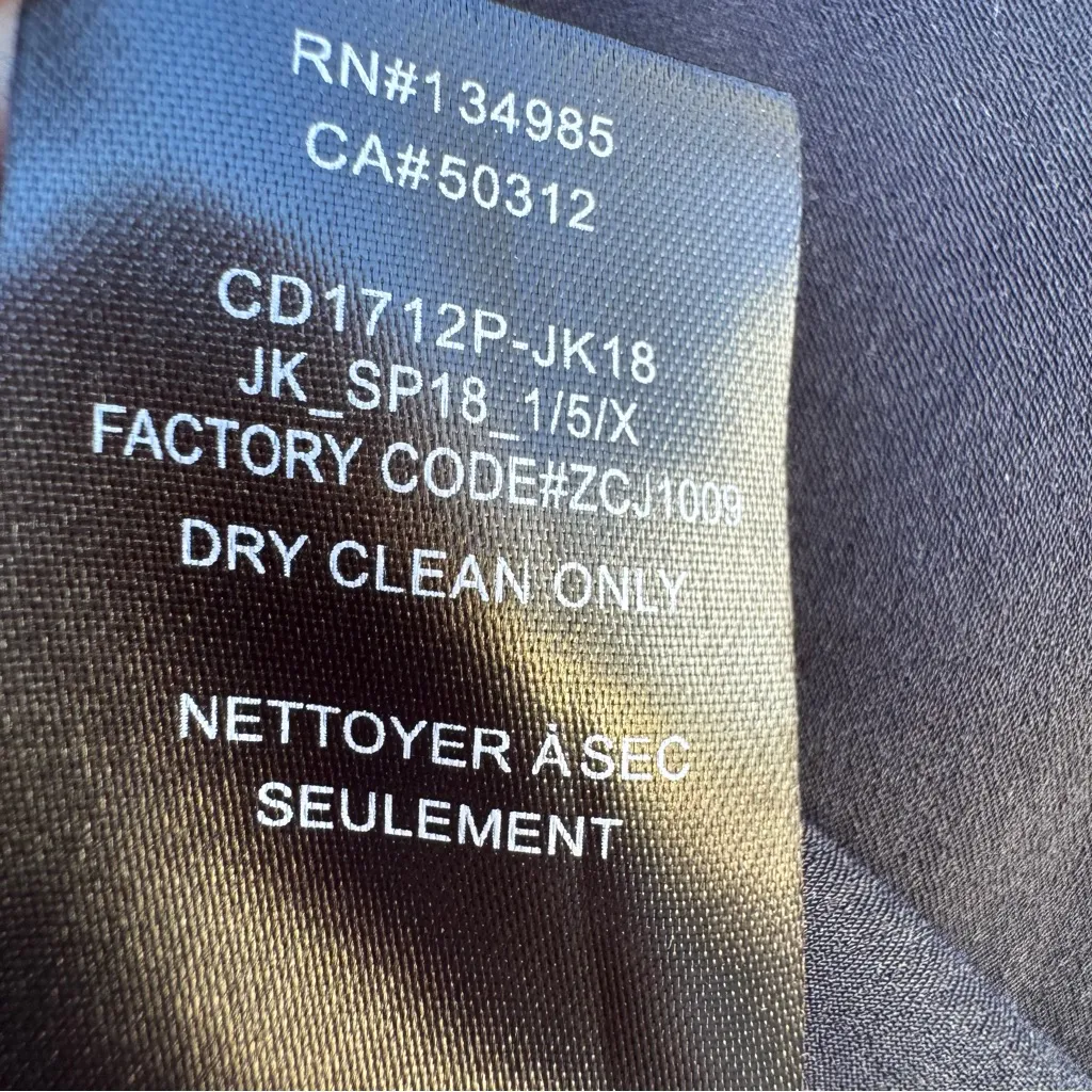 For Love & Lemons X Jaime King‎ La Lydia Black Satin High Slit Wrap Dress Size S - Image 12