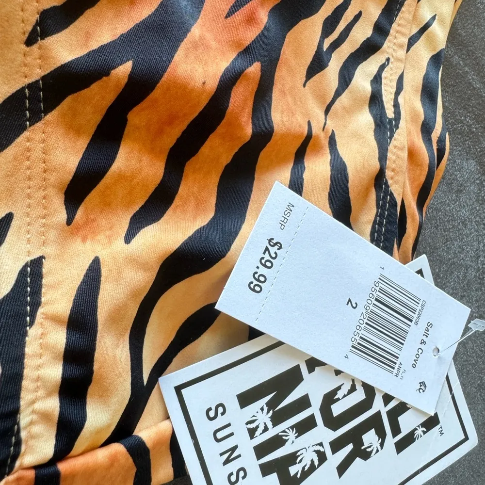 New Salt + Cove Juniors' Plus Animal Print High - Image 4