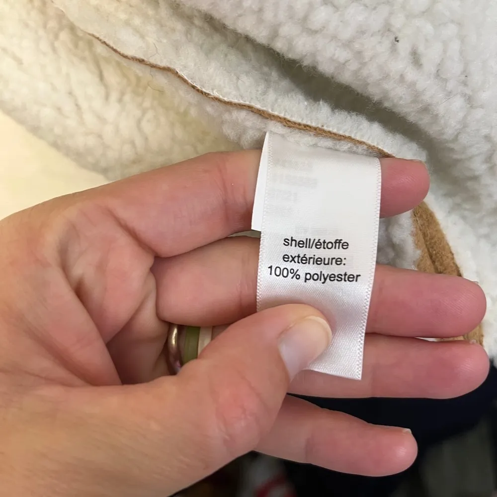 NWT Maurices Faux Sherpa Suede Winter Jacket Vest Women's 3X - Image 7