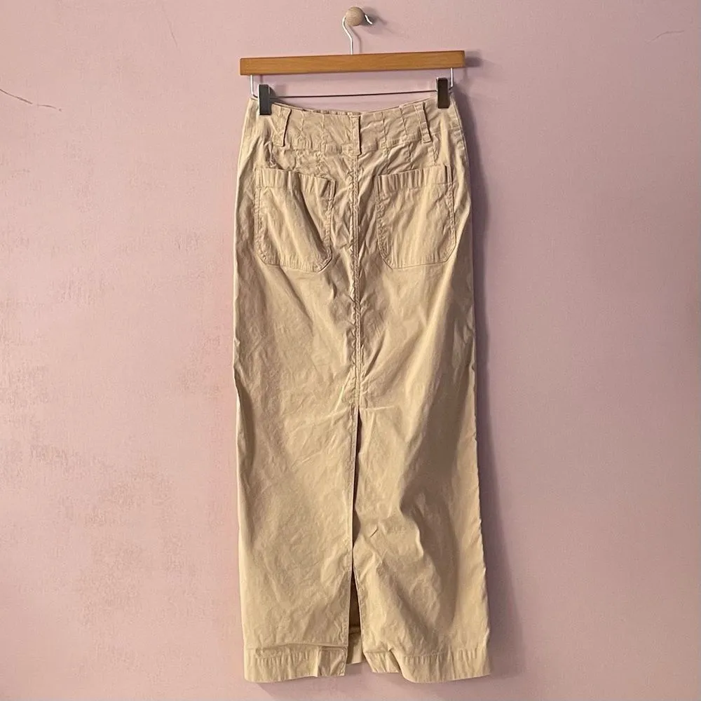 Anthropologie Maeve The Colette Tan/Khaki Maxi Skirt Size XS EUC - Image 2