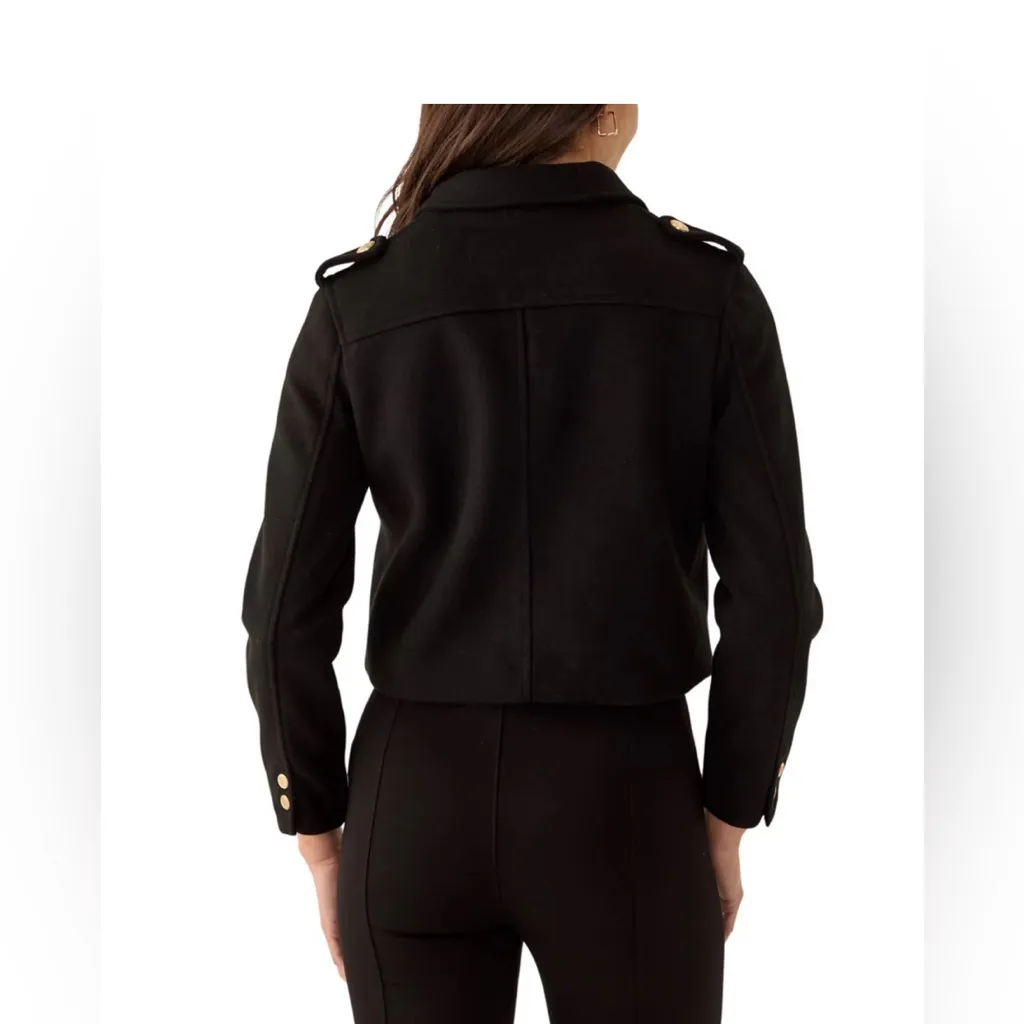 Edit by Jason Wu Collared Cropped Button Down Jacket - Image 2