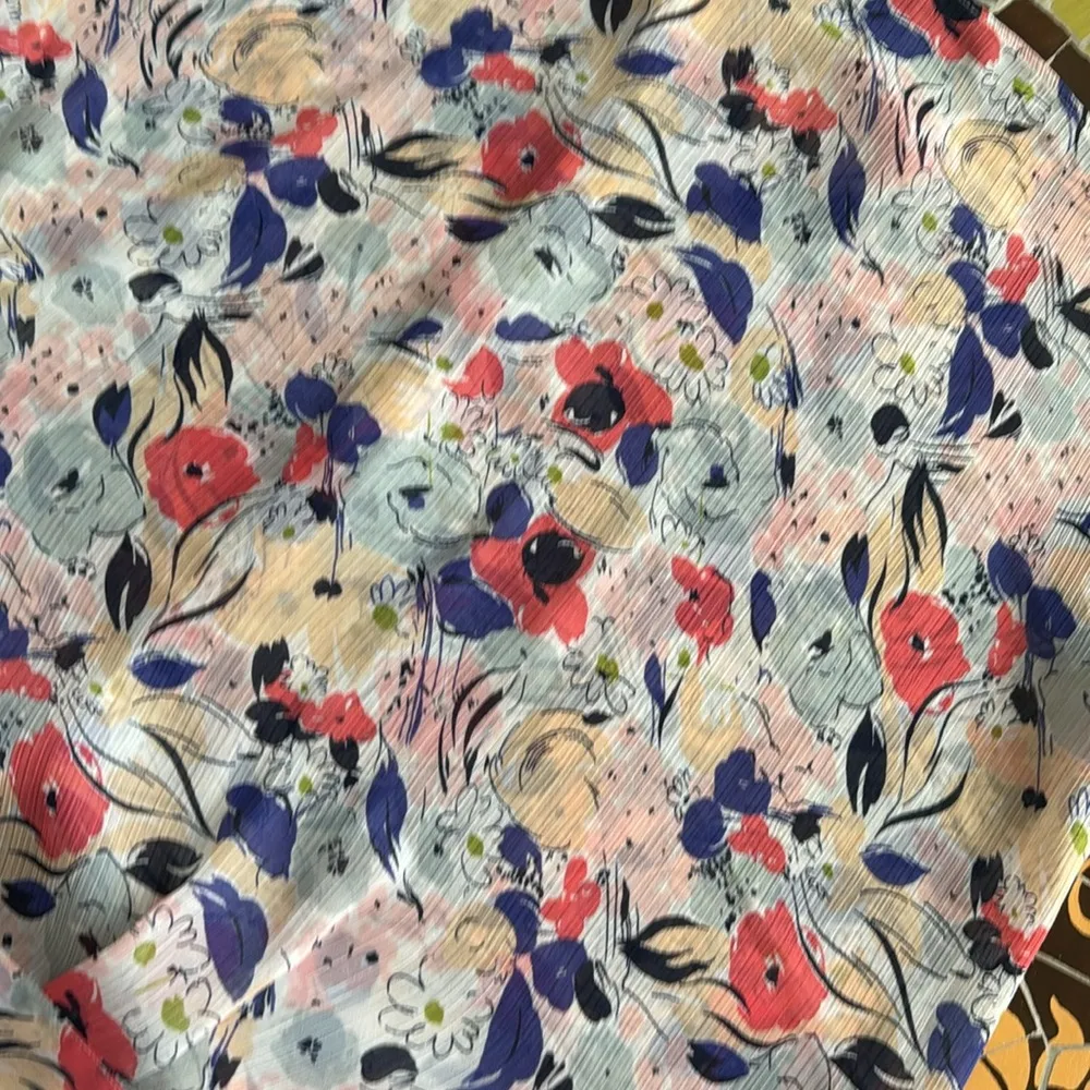 CHAPS by Ralph Lauren Chiffon Blouse Sz:L - Image 7