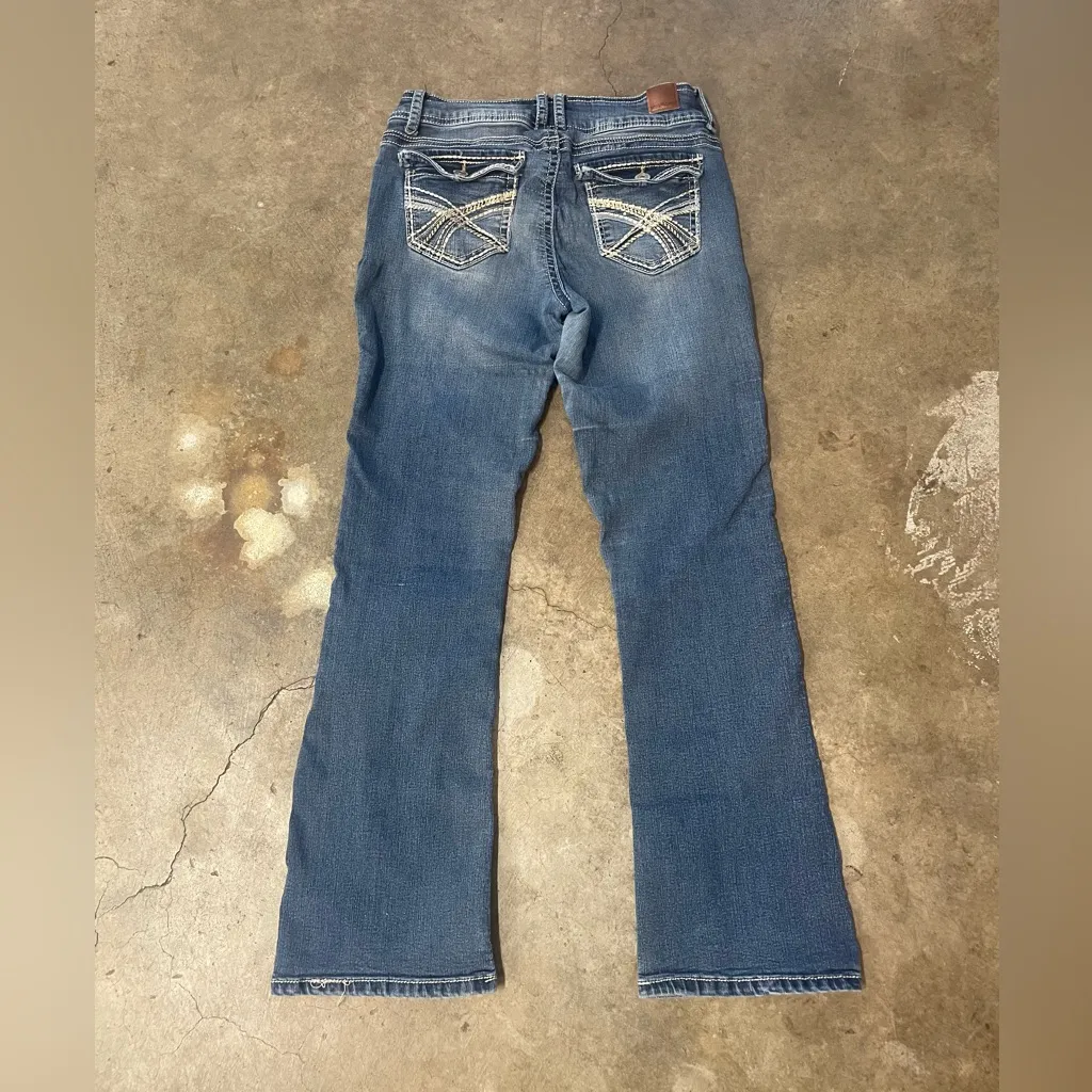 Y2K Wallflower Bootcut Jeans Blue Size 8 - Image 3