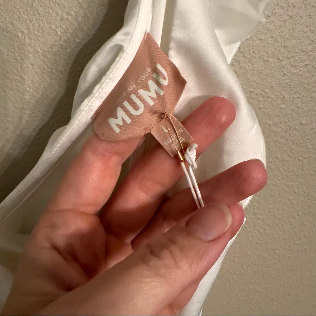 SHOW ME YOUR MUMU Alexis Satin‎ Midi Dress - Image 10