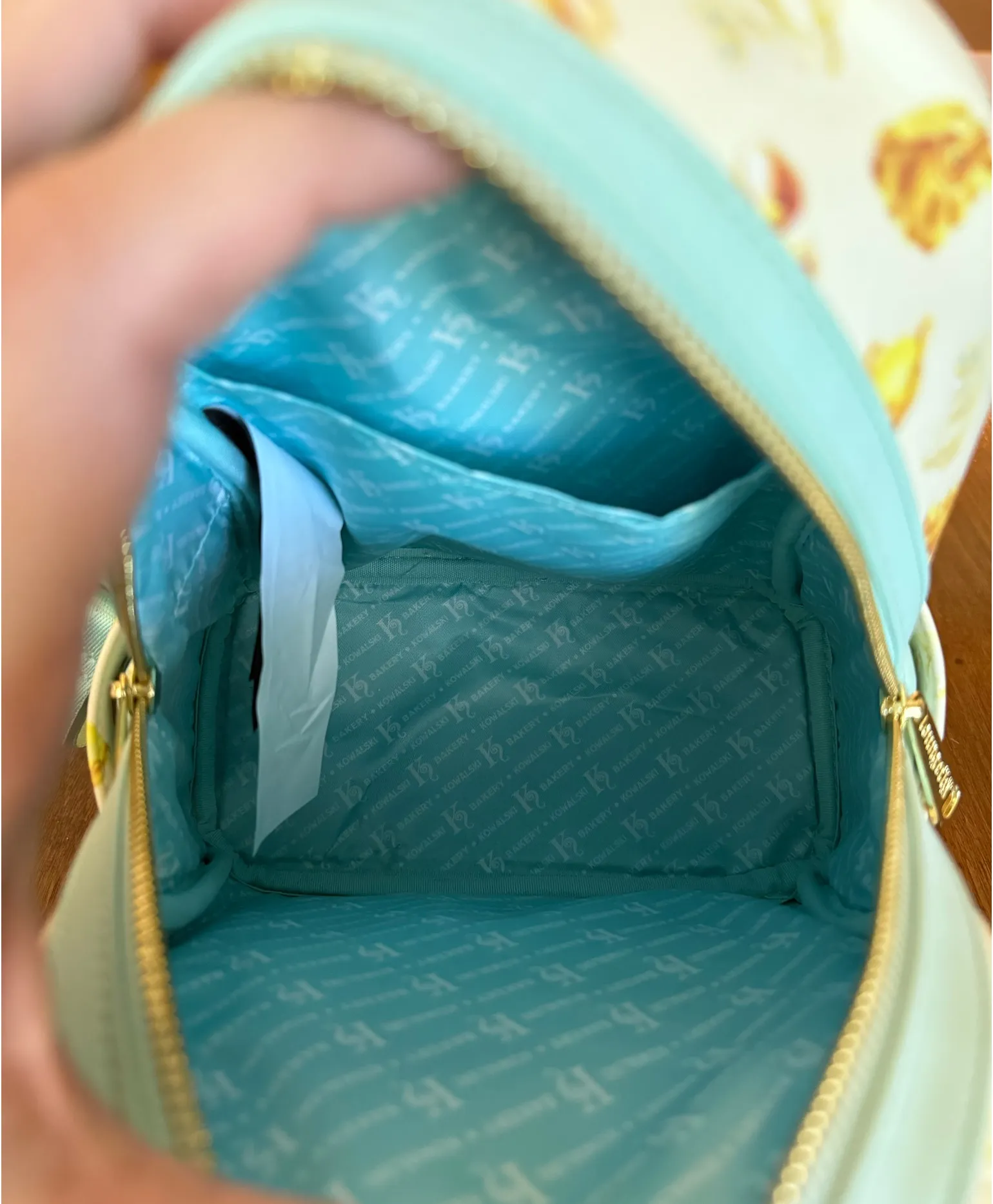 Loungefly Fantastic Beasts Kowalski Bakery Mini Backpack and matching wallet - Image 7