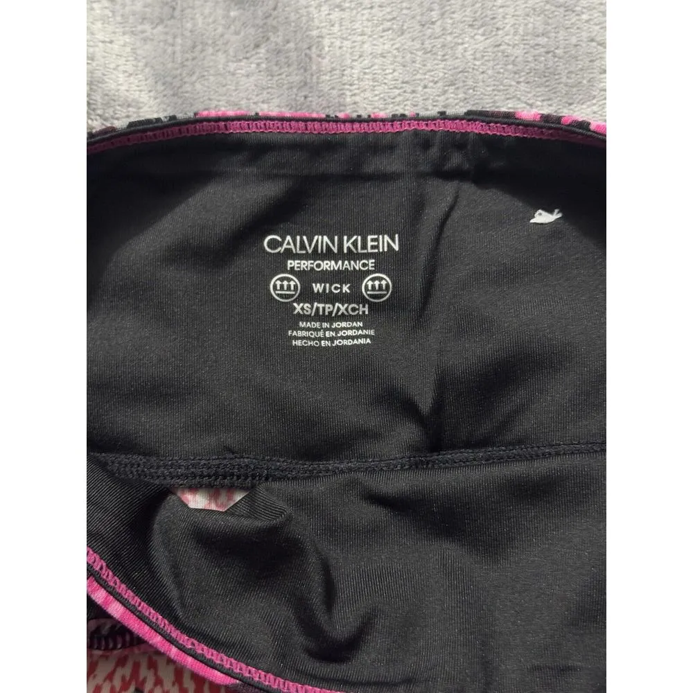 Lot of 2 Calvin Klein Performance Women's  Compression‎ Leggings Size Xsmall - Image 3