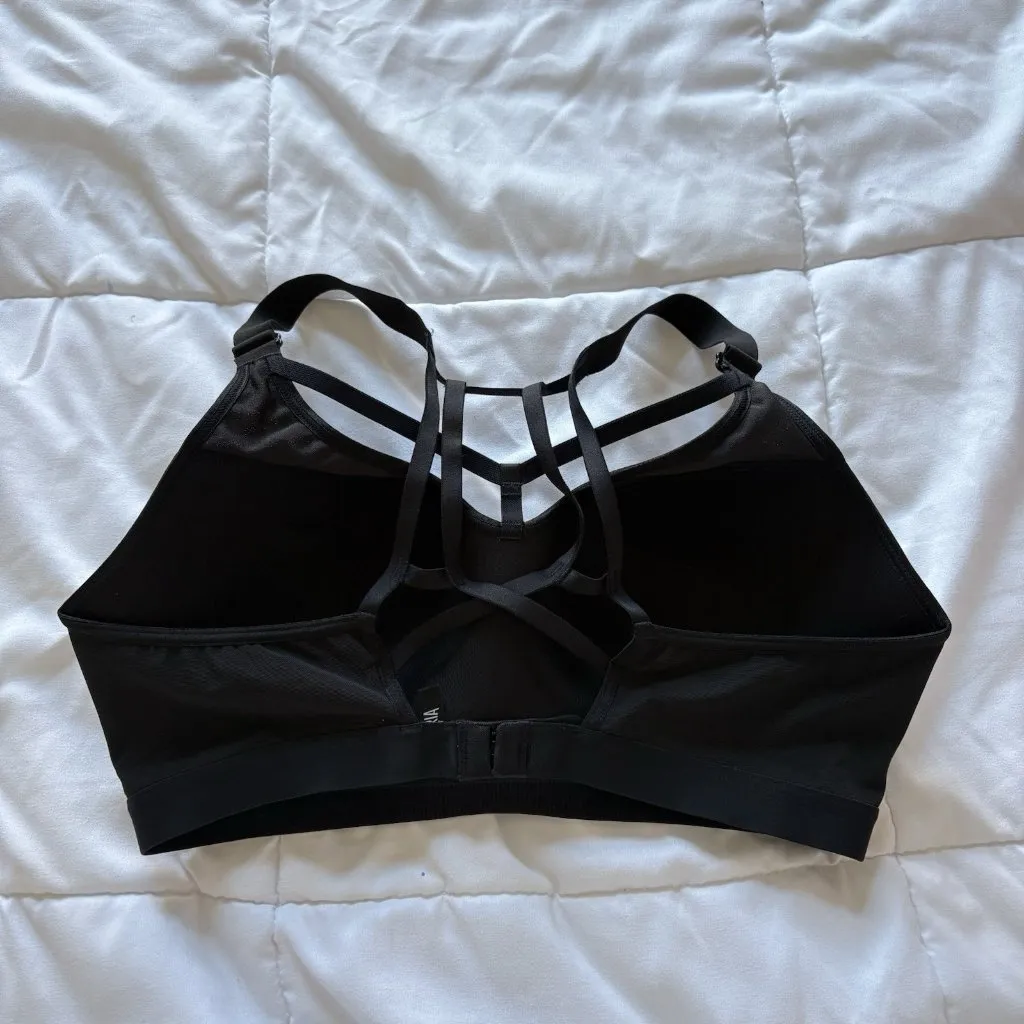 VSX Sport Victoria’s Secret Womens Black Floral Wireless Sports Bra Padded - Image 5