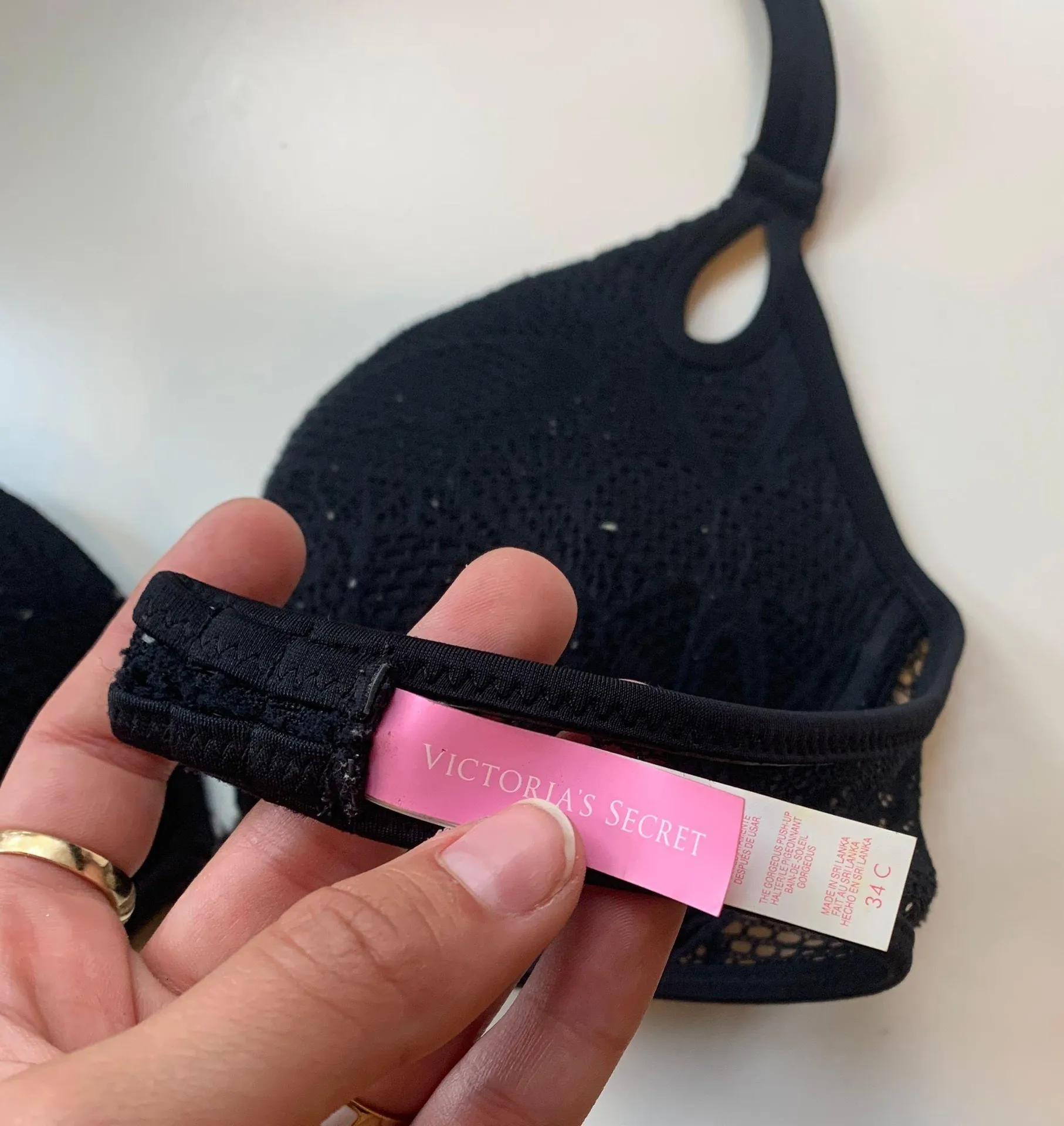 Victoria Secret Bikini Top Black  - Image 2