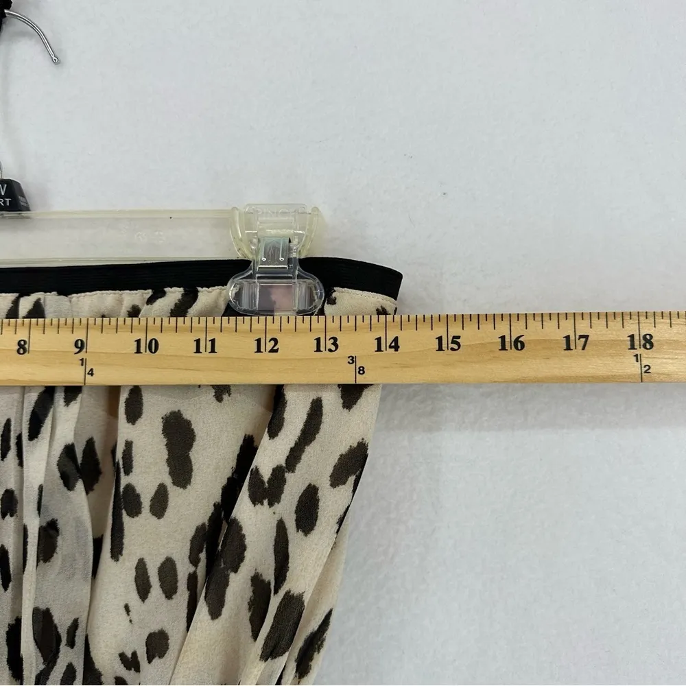 Rachel Roy  Strapless Mini Dress Cheetah Print Small Beige - Image 3