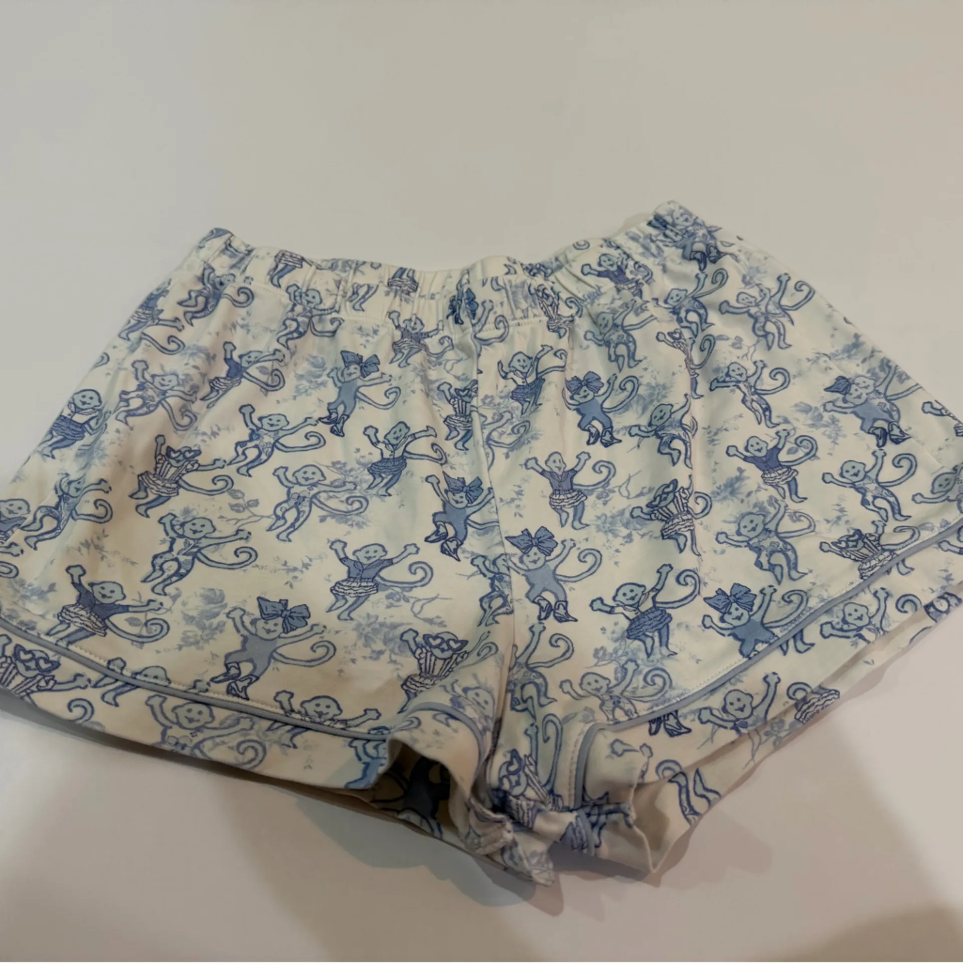 Roller Rabbit x Love Shack Fancy Limited Edition Blue and white Shorts XS - Image 3