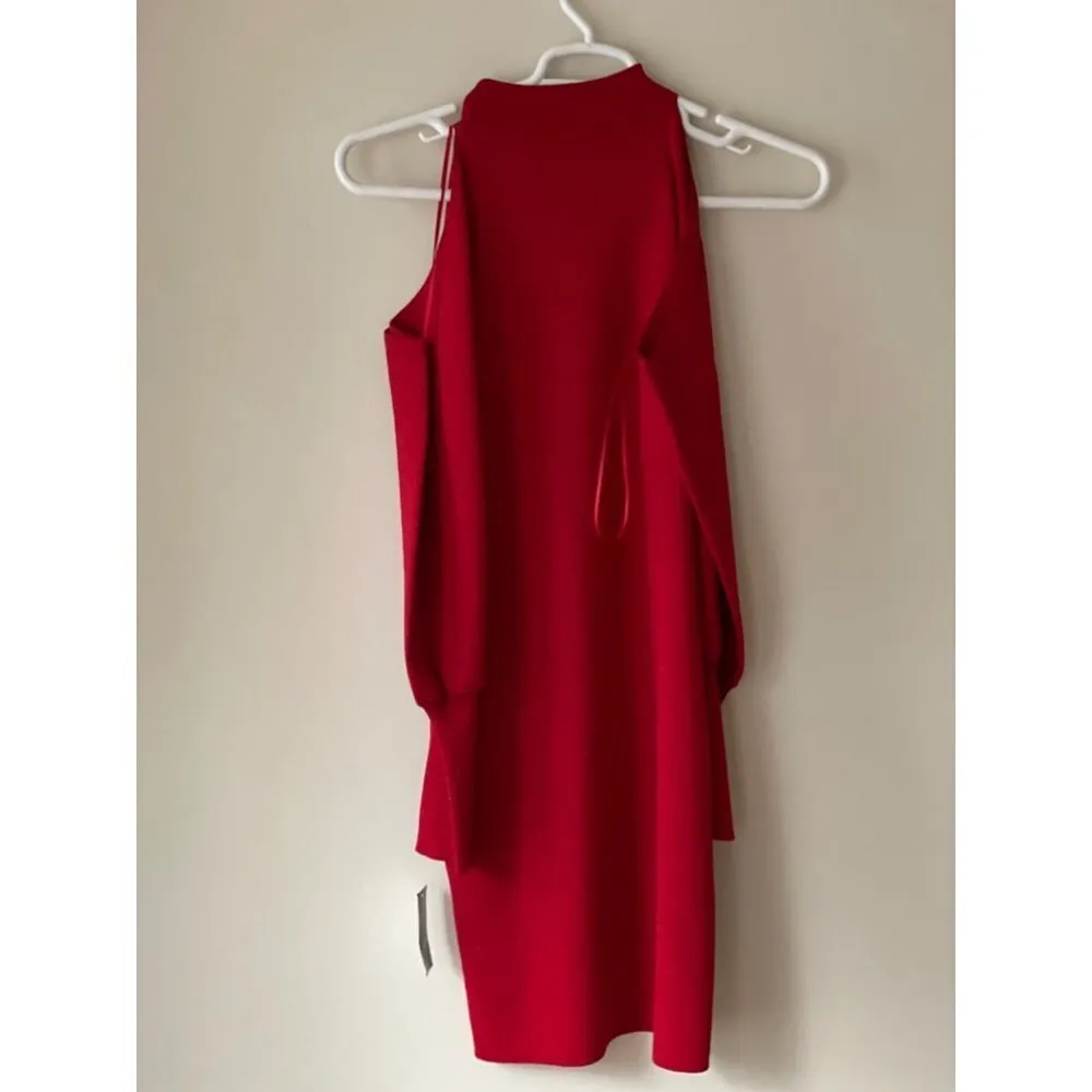 INC Cold shoulder Cut Out / ballon puff sleeve dress NWT - Image 8