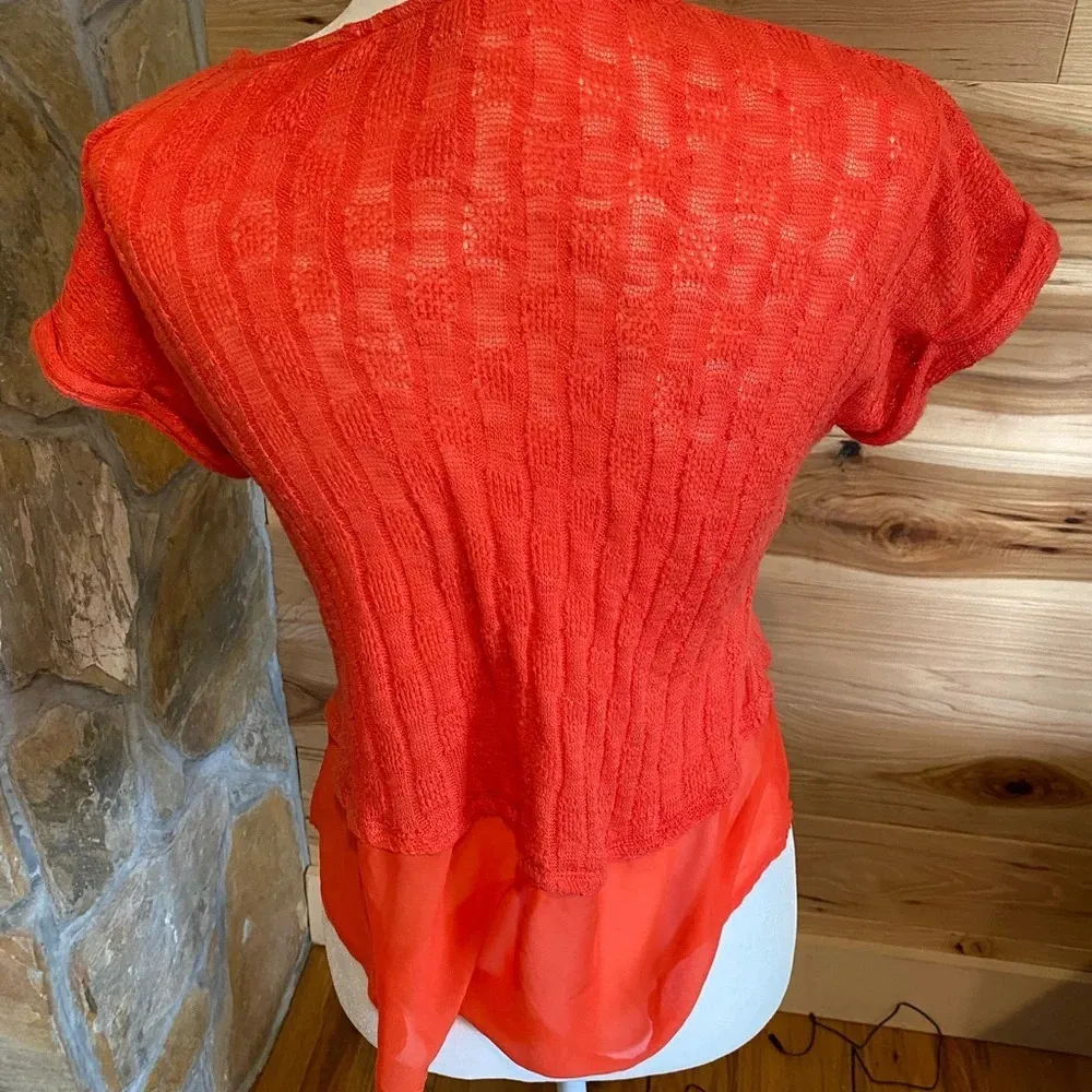 Cato‎ coral shirt size small - Image 5