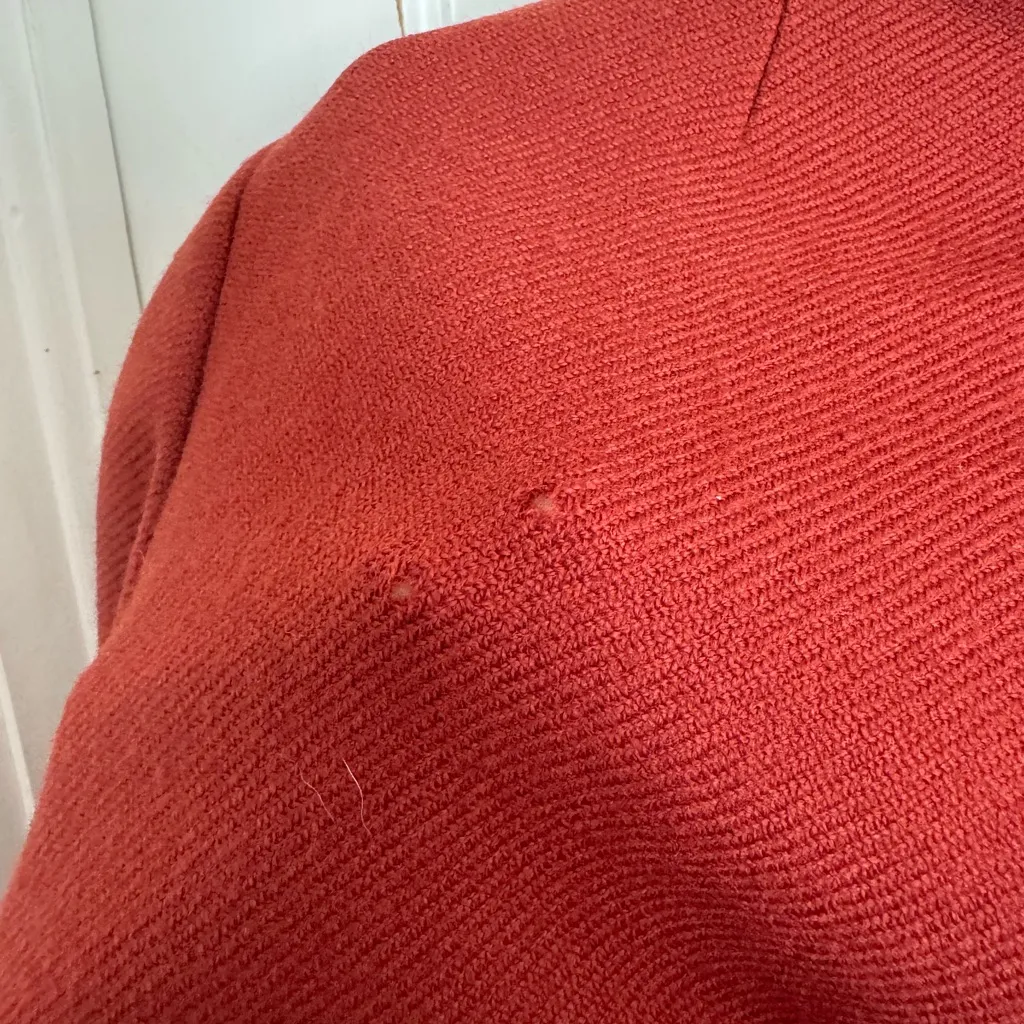 Akris Punto rust orange wool jacket size US12 - Image 7