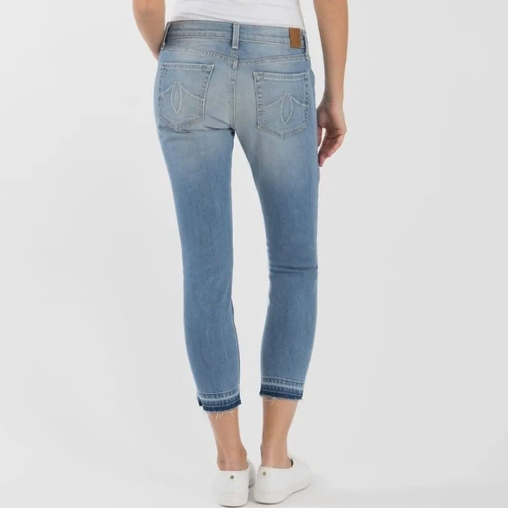 Level 99 Clearwater Aubrey Relaxed Cropped Skinny Jeans Blue Size 27 - Image 2