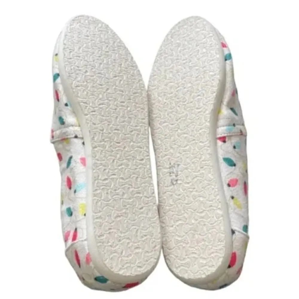 Toms Christmas Lights Alpargatas Shoes 6‎ Cream White - Image 5