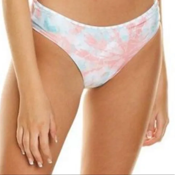 Splendid Swim Bellini Reversible Retro Bikini Bottom Sz M NWT Tie Dye Stripes - Image 2