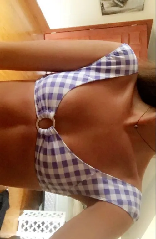 Aerie Gingham Bikini top - Image 3