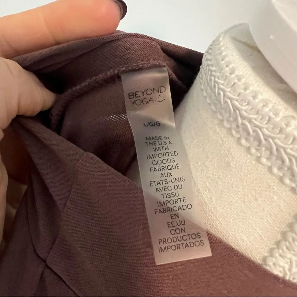 Beyond Yoga Featherweight Moving on Cropped Pullover NEW  in Trufh Size Large - Image 12