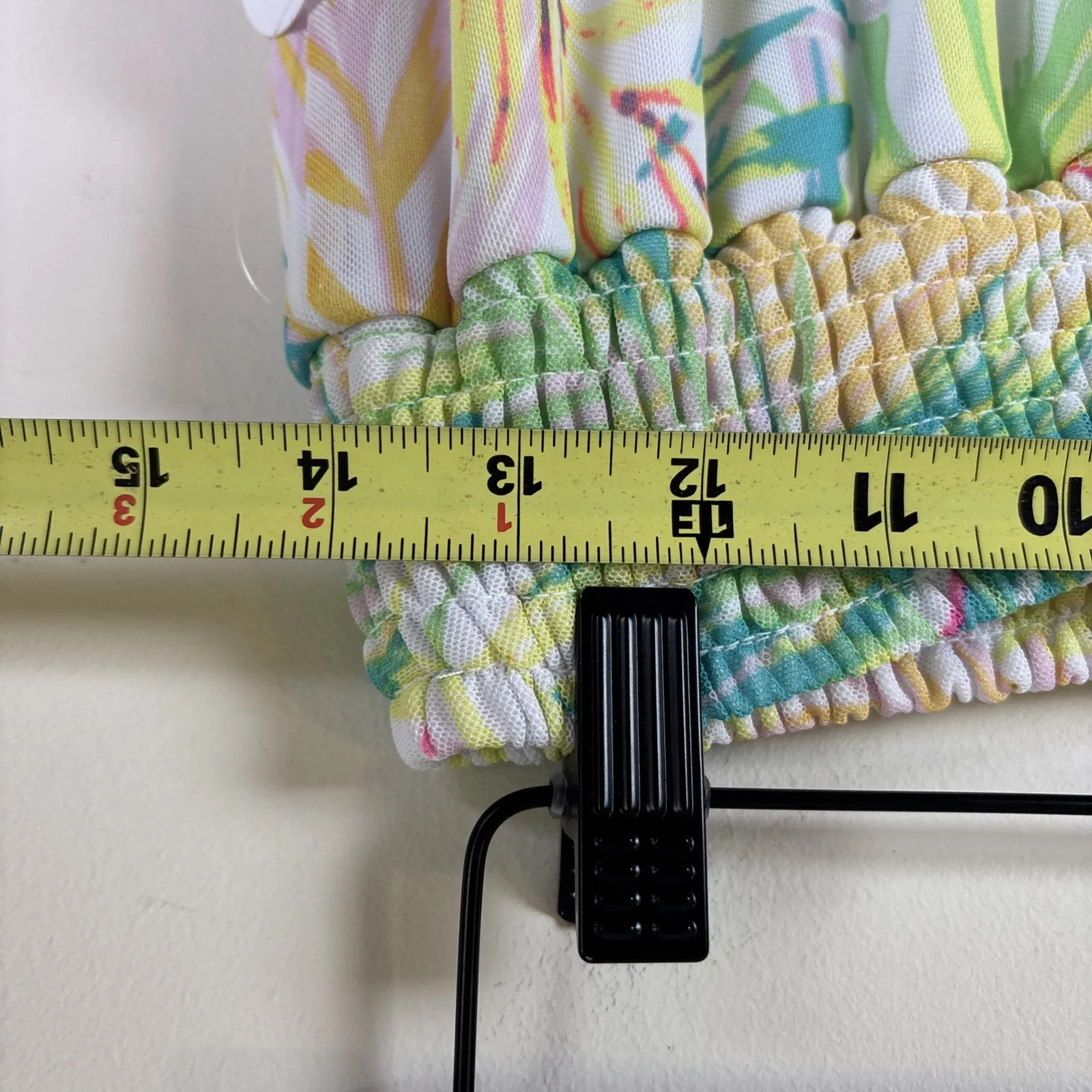 New Harlow Rose Skirt Womens Sz M Tropical Mesh Knit Hi Low Maxi Palm Beach Size M - Image 6