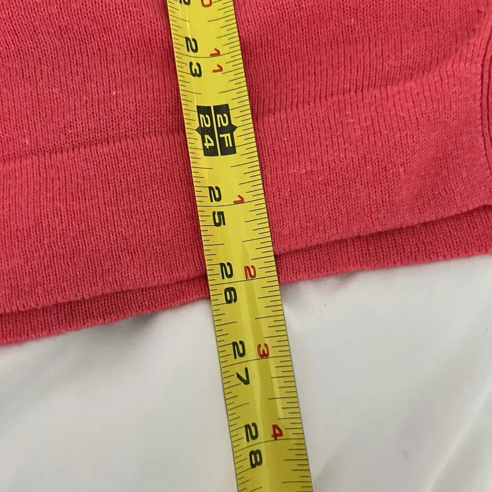 Nic + Zoe Lightweight Sweater Womens Small S Pink Business Cotton Cashmere Blend - Image 5