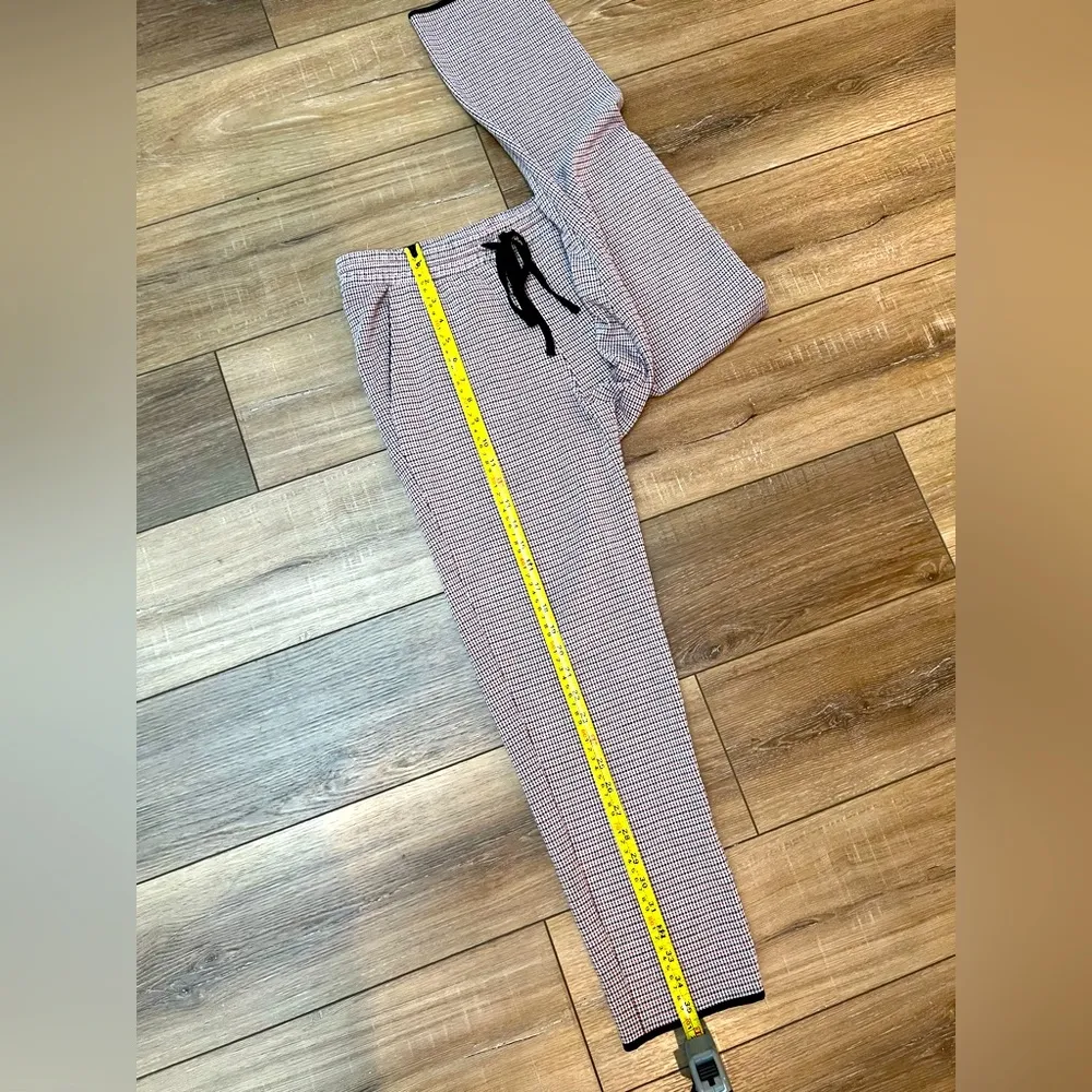 ZARA ‎ - Drawstring Waist Checkered Plaid Trousers - Image 5